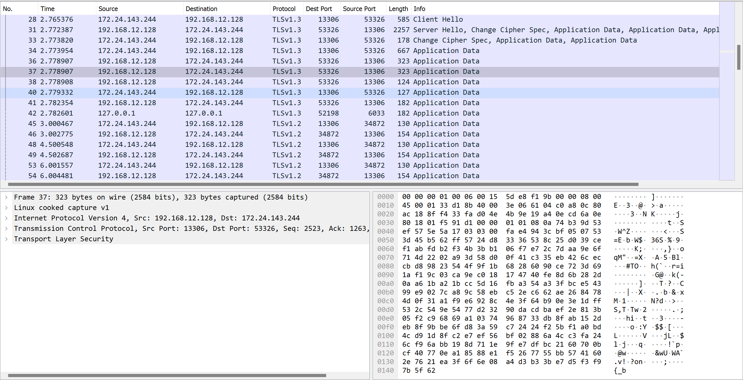 Decrypting SSL/TLS Traffic with Wireshark and ProxySQL